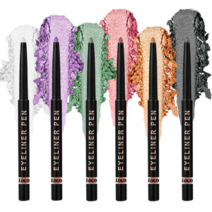 Nouvelle arrivée Shimmer Eyeliner crayon Logo personnalisé étanche longue durée pigmenté métallique maquillage Eyeliner Gel - Product Image 2