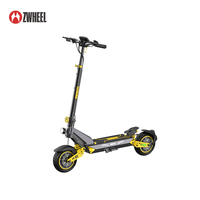 Trottinette électrique puissante 48V pour adultes, batterie au lithium ZSB2 10A, trottinette électrique pliable portable