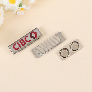 Lijun Custom <b>Name</b> <b>Tags</b> With Replaceable Paper Insert Pin Style For Employee Use - Product Image 3