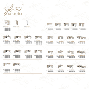 कार्यालय वाणिज्यिक कार्यक्षेत्र के लिए विस्तार योग्य कार्यकारी डेस्क ठोस लकड़ी मॉड्यूलर कार्यालय फर्नीचर - Product Image 3