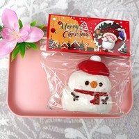 Mainan Natal Cakar Kucing Lembut Empuk Mochi Squishy Fidget Pereda Stres TPR Dekompresi