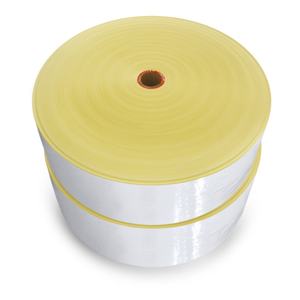 Vente directe de rouleaux géants d'étiquettes PP autocollantes, matière première pour l'impression d'autocollants, film acrylique blanc brillant - Product Image 1