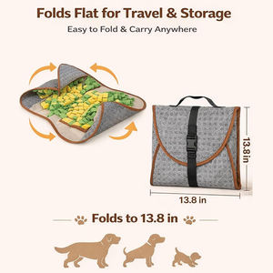 Tapis de reniflement pour chiens, chats, lapins et petits animaux – Puzzle d'alimentation, entraînement olfactif et recherche de nourriture - Product Image 4