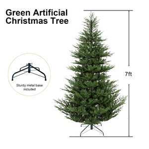 Árbol de Navidad Artificial Verde Híbrido de PE/PVC de 9 pies, Automático, con Base Metálica, para Decoración de Hoteles y Centros Comerciales, Listo para Enviar - Product Image 3