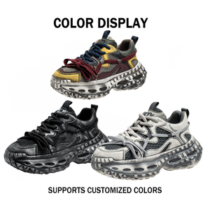 Chaussures pour hommes, nouvelles chaussures de sport basses, chaussures de course pour papa, chaussures légères et polyvalentes pour hommes, style décontracté, semelle épaisse, chaussures décontractées - Product Image 2