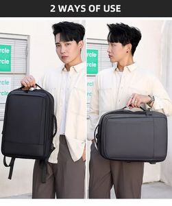 Mochila de Viaje para Hombre de Negocios con Logotipo Personalizado, Simple, Impermeable, con Carga USB, Compartimento para Portátil - Product Image 4