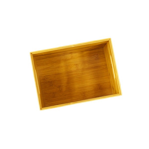 Bamboo <b>storage</b> boxes, desktop sizes, large, medium, and small, for household <b>clothes</b> and sundries, open-top organizers. - Product Image 3