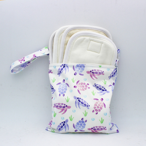 Bolsas de tela lavables de marca privada para <span class=keywords><strong>pañales</strong></span> de bebé, bolsa impermeable - Product Image 2