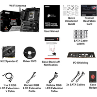 二手 MSI TRX40 PRO WIFI TRX4 ATX 游戏主板，带 STRX4 插槽，支持第三代 AMD Ryzen Threadripper 台式机处理器