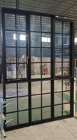 Ventana Francesa de Aluminio Insonorizada con Rejillas de Vidrio Internas, Diseño Moderno para Hoteles y Villas, Certificada por CE ISO9001