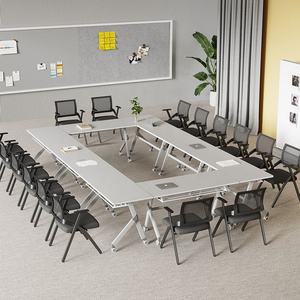 Conference Room Mesh Training Chair Adjustable Folding Armrest Meeting Study <strong>Writing</strong> Pad <strong>Tablet</strong> Office Chair - Product Image 6