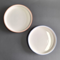 Nouvelle arrivée : Assiette pour tout-petit en céramique, sans BPA, de qualité alimentaire, avec bol en silicone à ventouse