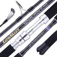 Lurekiller FUJI pièces 2 sections canne à pêche en haute mer canne à pêche à la traîne en fibre de carbone pour thon GT