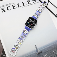 Montre-bracelet à motif animal mignon 2025 Garçons Filles Super dessin animé Enfants Étudiant Montre numérique LED Montre-bracelet pour enfants