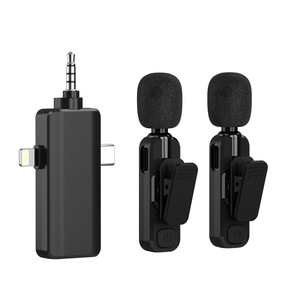 Không dây Lavalier <span class=keywords><strong>Microphone</strong></span> cho IOS Android iPhone sét Loại C cắm chơi ve áo <span class=keywords><strong>microphone</strong></span> cho quay video - Product Image 2