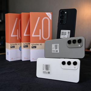 Spark40 Pro รุ่นใหม่มาแรง เปิดตัวสินค้าขายดี รุ่นยอดนิยม รองรับ 4G/5G ทั่วโลก สมาร์ทโฟนแบบ Dual SIM ชาร์จเร็ว 65W กล้อง 108MP ระบบ Android พร้อมวางจำหน่ายแล้ว - Product Image 1