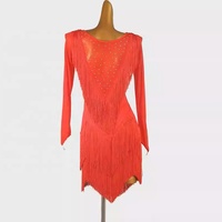 Robe de danse latine pour femmes, costume de scène, compétition professionnelle, Rumba Cha Cha Samba