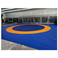 Couverture de sol en PVC Tapis de lutte Taekwondo Standard National 12m * 12m MMA Tapis de tatami d'entraînement de judo à vendre