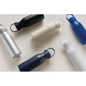 Botella Pluto de aluminio reciclado, gadgets sostenibles - Product Image 4