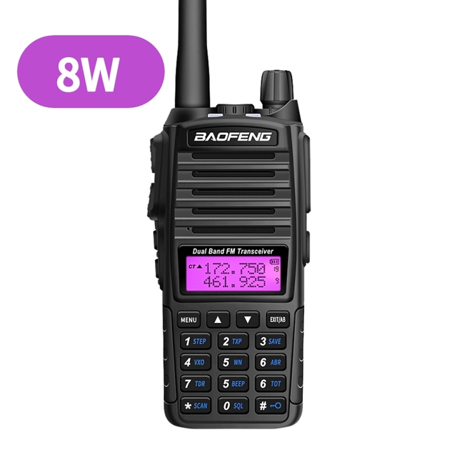 Hot Selling Dual Band Walkie Talkie Baofeng UV82 8W Type C 2800mAh UV82 Long Range Two Way Radio
