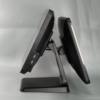 Terminal POS con Pantalla Táctil de 15 Pulgadas y Pantalla Secundaria Opcional, Adecuado para Supermercados y Puntos de Venta de Cafeterías