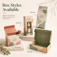 Boîte de présentation de luxe SHINY avec vernis UV sélectif et pelliculage mat, en carton 400 g/m², avec doublure en mousse, enveloppes/autocollants personnalisés pour articles haut de gamme