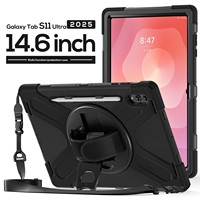 Funda de Silicona Antigolpes para Samsung Galaxy Tab S11 Ultra S10 Plus A9 Plus S9 S8 S7, Funda Protectora para Tablet con Cobertura Total