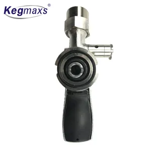 Kegmaxs New S Type Coupler With PRV For Homebrew Beer Dispenser Corny Keg Drip Tray Cleaning Keg Malt Mill Ball Lock Keg MiniKeg