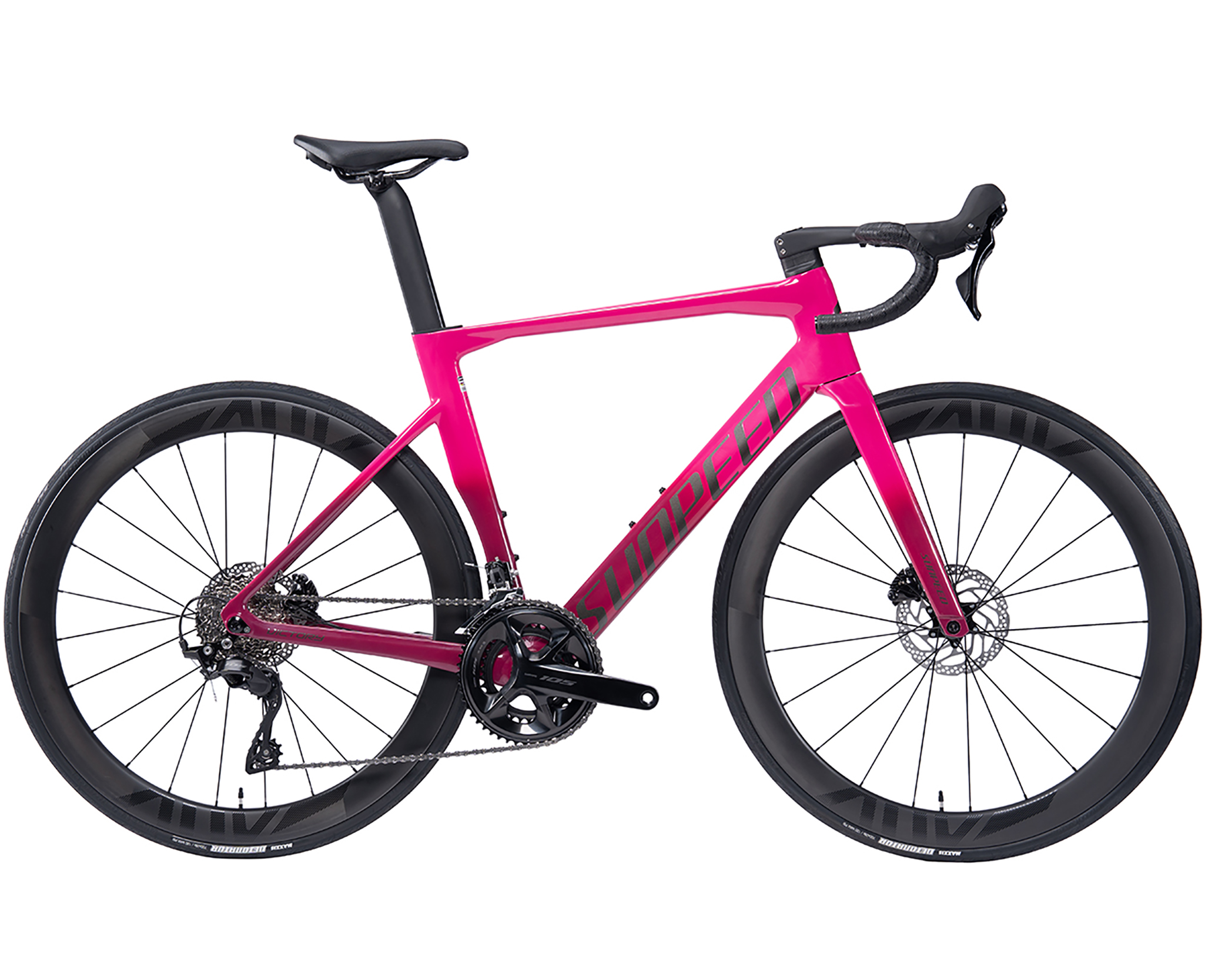 SUNPEED Carbon Fiber Performance Road Bike - 24 Speed