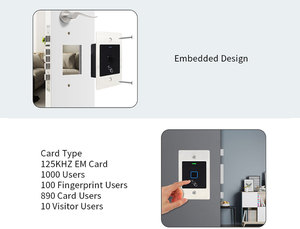 Controllo Accessi Biometrico Autonomo in Metallo con Lettore di Impronte Digitali Integrato Wiegand 26/34 Bit Impermeabile - Product Image 3