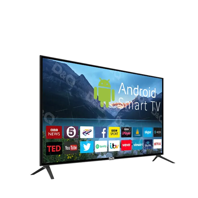 2023 nouveau style de télévision Android TV Home Association Slim 100 pouces Smart LED TV