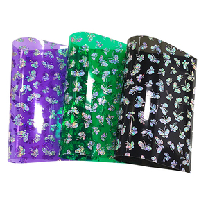 Farfalle Laser colorate Glitter in ecopelle stampa di <span class=keywords><strong>immagini</strong></span> Film plastico in Pvc per la realizzazione di sacchetti di cancelleria - Product Image 4