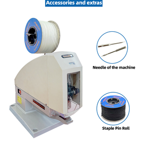 Booster Plastic Staple <b>Machine</b> Semi-Automatic Electric 13mm 15mm <b>Binding</b> With Ultra-Fine Needle For Towels Socks Packaging - Product Image 1