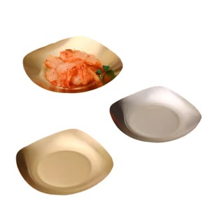 Stainless Steel <b>Sauce</b> Dish Square 304 Kimchi Plate For Restaurant Hotel Party Use - Product Image 4