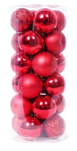 <span class=keywords><strong>Boule</strong></span> <span class=keywords><strong>de</strong></span> Noël à paillettes Merry Arts Matte Glitter Ball PVC Box Decoration Set 5.6.8cm Christmas Decoration Balls - Product Image 2