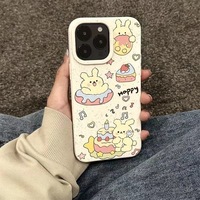 Coque de téléphone Lapin Mignon pour Apple iPhone 15 Pro Max, iPhone 14 Pro, iPhone 13, iPhone 12 Pro – Style Dessin Animé Tendance
