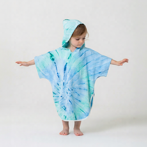 Toalla turca Pestemal con capucha, Poncho de playa y piscina para todos los tamaños, Castillo de algodón, toalla de surfista verde, cambio de ropa para niños adultos - Product Image 1