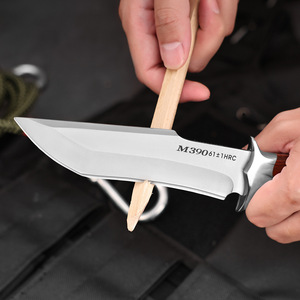 Couteau d'extérieur, couteau à viande mongol à haute dureté, couteau portable pour le camping et la survie en milieu sauvage, ultra-affûté - Product Image 4