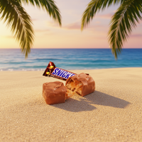 Ligne de production automatique de barres céréalières style Snickers, barres chocolatées, nougat et caramel, avec formage et enrobage, PLC, SUS304, TGMachine