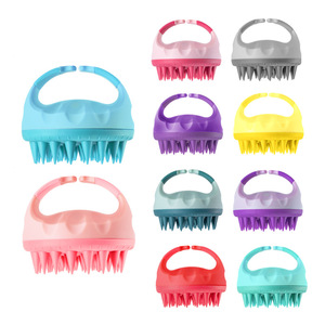 Hair <b>Scalp</b> Massager Shampoo <b>Brush</b> with Soft Silicone Bristles for <b>Scalp</b> Care - Product Image 1