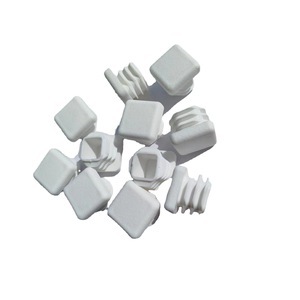 Han Zhe 25mm Square Tube Plug Pe <b>Plastic</b> End Cap For <b>Table</b> Chair Leg Minimalist Design Easy Installation - Product Image 2