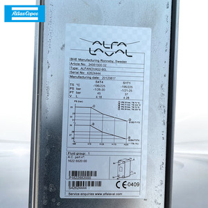 Atlas Copco Cooler 1622552000 Metal Industrial Compressor Part For Cooling - Product Image 1
