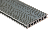 Plancher en WPC extérieur imperméable, design européen, antidérapant, anticorrosion, avec clip en T dissimulé