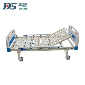 Grosir murah furnitur perawatan rumah sakit dua engkol penyandang medis 2 fungsi tempat tidur rumah sakit Manual - Product Image 2