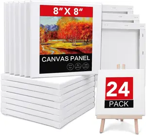 5/8 inch thick wood frame stretched canvas gallery wrapped stretched canvas cotton blank stretched artist oil painting canvas