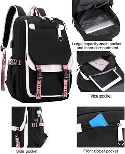 <span class=keywords><strong>Mochilas</strong></span> Escolares Resistentes y Duraderas <span class=keywords><strong>para</strong></span> Niños de Jardín de Infancia, Antipérdida, Bonitas y Elegantes, de Oxford, <span class=keywords><strong>para</strong></span> <span class=keywords><strong>Adolescentes</strong></span> y Estudiantes - Product Image 2