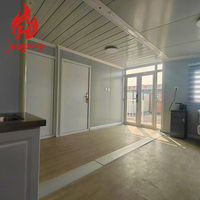 Maison miniature facile à installer, conteneur extensible de 20 pieds avec chambre, projet de maison préfabriquée moderne, bureau