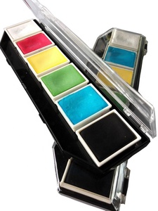 สีทาหน้าและร่างกายตัวตลกแบบน้ำคุณภาพสูงหลากสีสันสำหรับงานเทศกาลและอุปกรณ์เพ้นท์ร่างกายคอสเพลย์ - Product Image 5