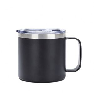 Mug en acier inoxydable 304 de 14 oz avec poignée, tasse à café avec couvercle, logo personnalisé - Product Image 5