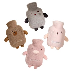 Reusable Safety Heating Plush Hot Water Bag Cute Cartoon Animal Design Eco-Friendly Hand Warmth Gift - Product Image 1